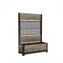 KETER Deco Tulip 110L 2-Rhombus vaso mesh tonalità frassino