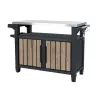 KETER Tavolo da grill Deco Unity XL 207L effetto frassino