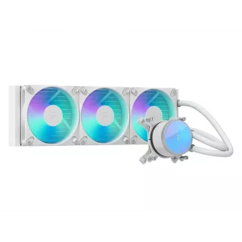 Fractal Design Radius 360 RGB dissipatore CPU a liquido AIO, 360 mm, bianco