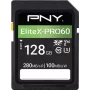 PNY EliteX-PRO60 scheda di memoria flash 128GB Video Class V60 UHS-II U3 Class10 MicroSDXC