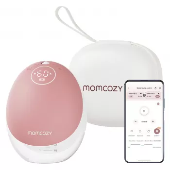 Momcozy - M9 tiralatte hands-free - rosso