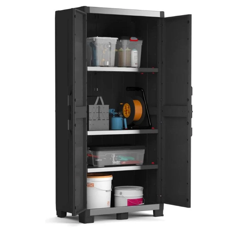 KETER XL Garage armadio alto 89x54x188cm nero