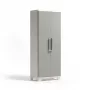 KETER Linear Wood armadio alto 68x39x173cm beige chiaro/grigio chiaro