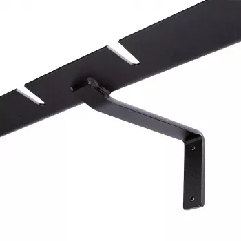 Manfrotto 027 staffa a parete per 8 stativi, alluminio, nero