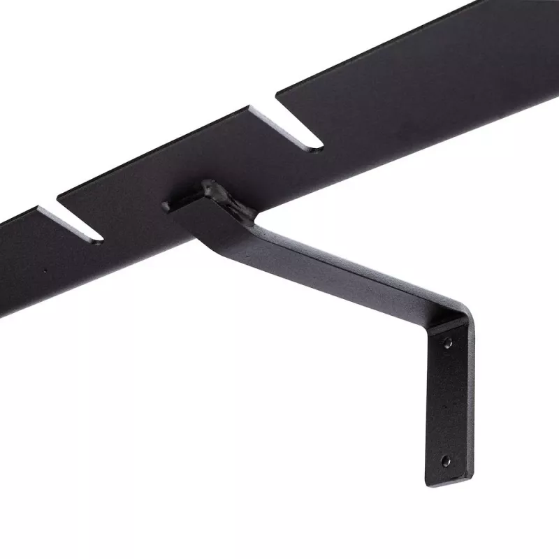 Manfrotto 027 staffa a parete per 8 stativi, alluminio, nero