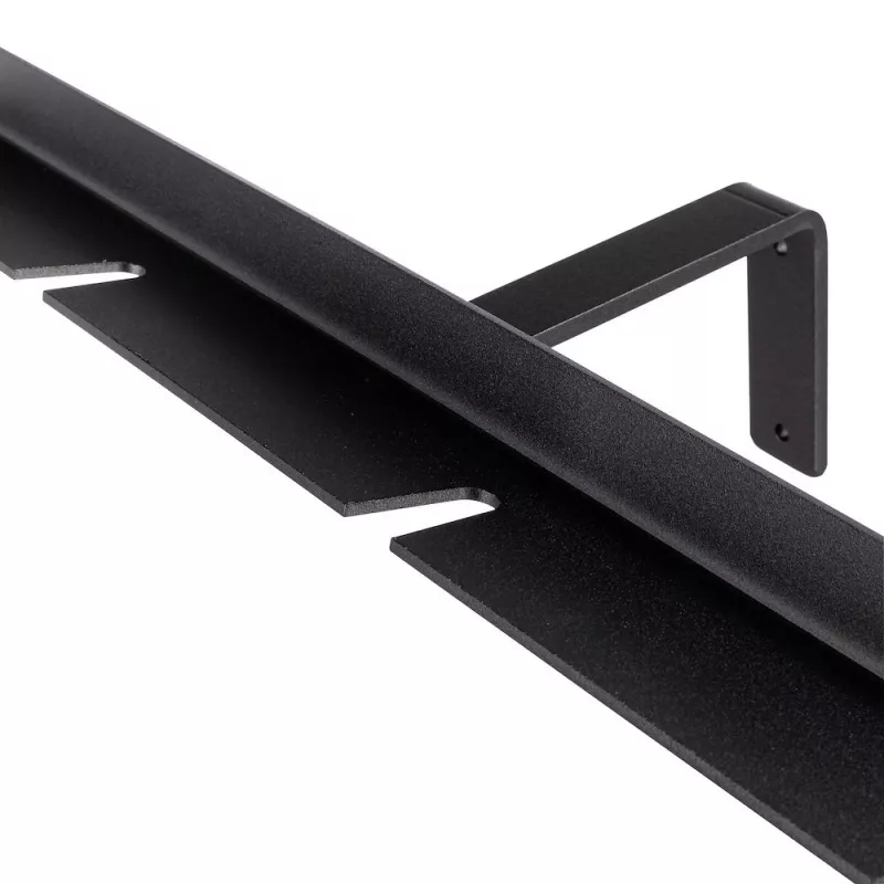 Manfrotto 027 staffa a parete per 8 stativi, alluminio, nero
