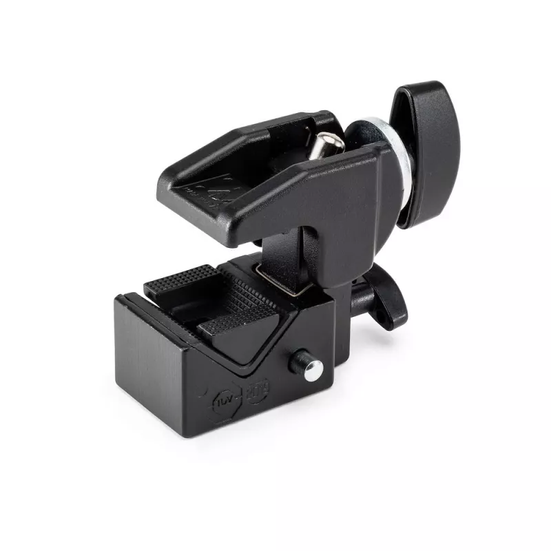 Manfrotto Super Clamp 635 Quick Action morsetto in alluminio 15kg con apertura ganasce 55mm