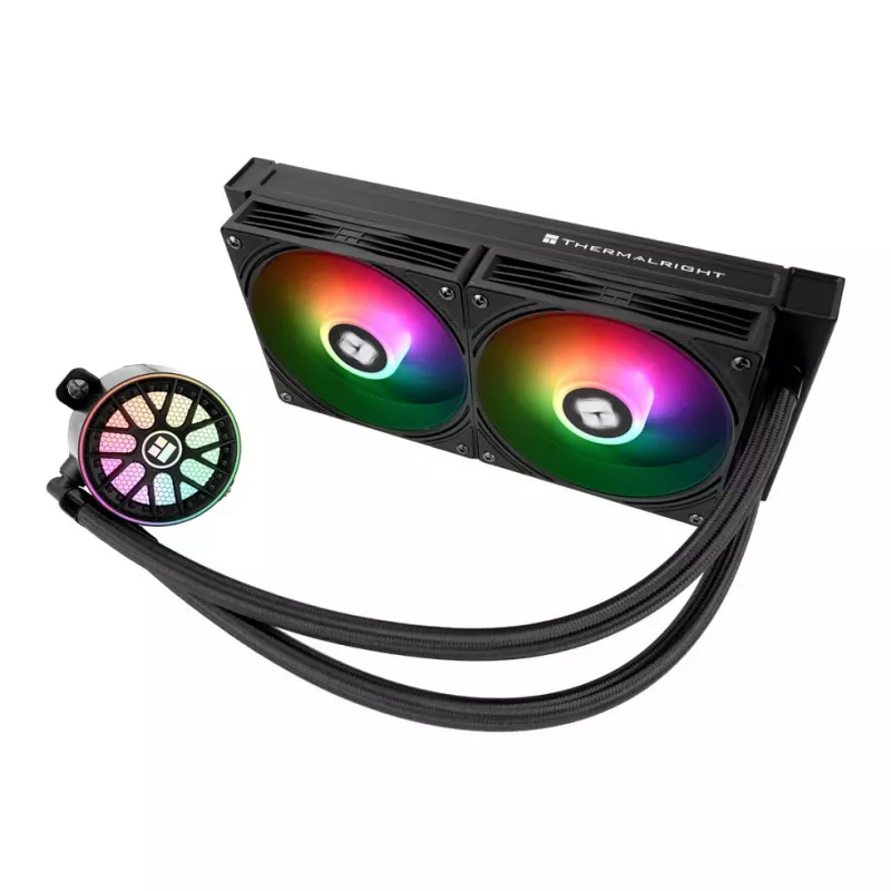 K Kit raffreddamento a liquido AIO Thermalright Aqua Elite V6 RGB - 240mm (nero)