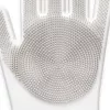 MERY guanti in silicone per la pulizia 2 pezzi 34,5x15,5x2,6cm grigio chiaro