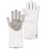 MERY guanti in silicone per la pulizia 2 pezzi 34,5x15,5x2,6cm grigio chiaro
