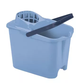MERY secchio rettangolare 12L con pulsante blu