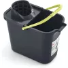 MERY cestino rettangolare 12L con pulsante grigio
