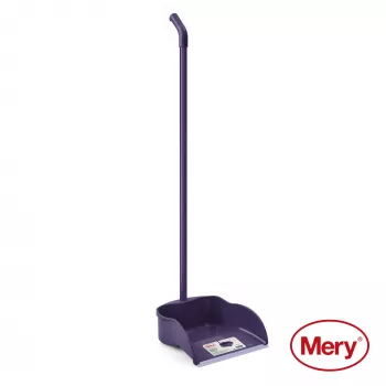 MERY paletta raccoglipolvere con manico, viola