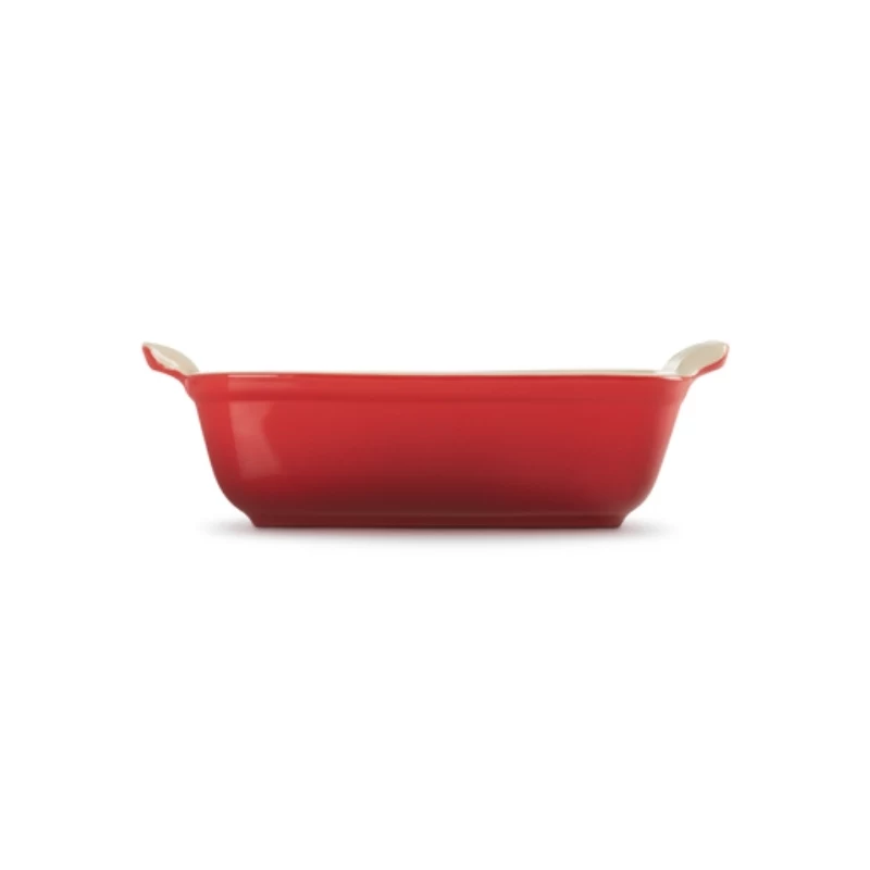 LE CREUSET Piastra rettangolare Heritage in gres 19x14cm / 1,1L rosso