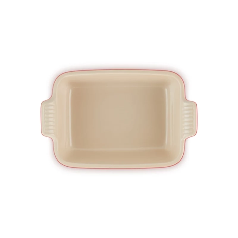 LE CREUSET Piastra rettangolare Heritage in gres 19x14cm / 1,1L rosso