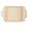 Le Creuset Piastra rettangolare Heritage in gres 26x19cm / 2,4L nero