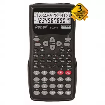 REBELL RE-SC2040 BX calcolatrice scientifica, 240 funzioni, LCD a 2 righe, nero