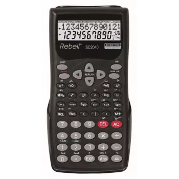 REBELL RE-SC2040 BX calcolatrice scientifica, 240 funzioni, LCD a 2 righe, nero