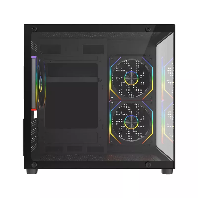 Rampage LUMID case PC M-ATX 3x ventole ARGB nero
