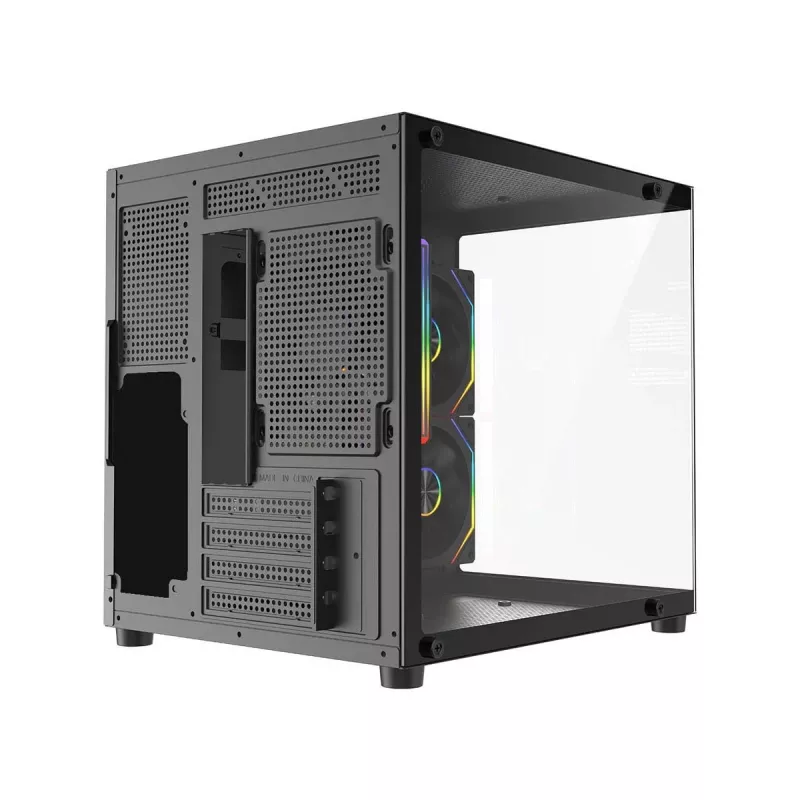 Rampage LUMID case PC M-ATX 3x ventole ARGB nero