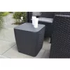 KETER tavolo da giardino/box contenitore Luzon Flat Wicker, grigio
