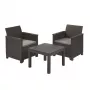 KETER set da giardino Elodie set da balcone con tavolo Classic grigio