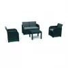 KETER set da giardino Rosalie set con tavolo Classic grigio