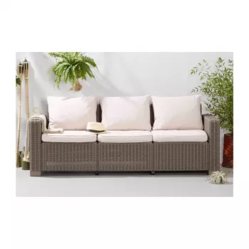 KETER divano da giardino California 3 posti beige