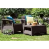 KETER set da giardino Corfu Weekend marrone