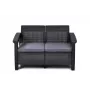 KETER divano da giardino doppio Corfu Love Seat grigio