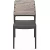 KETER sedia da giardino Deco Porto effetto frassino/grigio