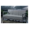 KETER divano da giardino tre posti Scandi Linea divano 3 posti grigio chiaro/grigio acciaio scuro