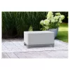 KETER Tavolo da giardino/box contenitore Scandi Storage Table grigio chiaro/acciaio grigio scuro