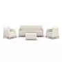 KETER Set da giardino Scandi Forma set 3 posti ghiaia grigio/beige chiaro