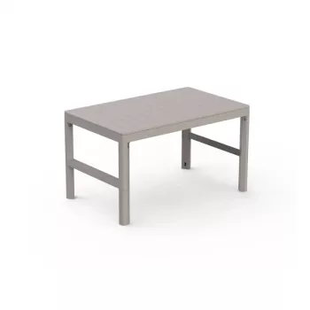 KETER Tavolo da giardino Lyon Table Rezolith (2 configurazioni) beige