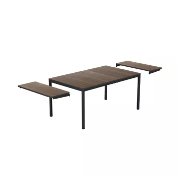 KETER Tavolo da giardino allungabile Deco Porto Nova allungabile 200-280 noce/nero