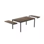 KETER Tavolo da giardino allungabile Deco Porto Nova allungabile 200-280 noce/nero
