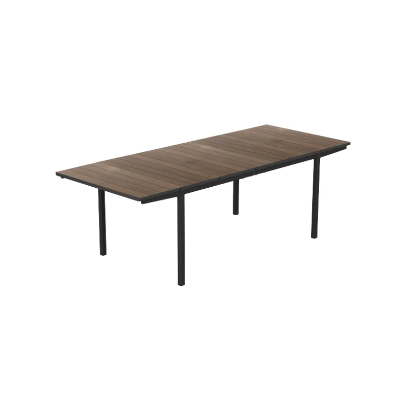 KETER Tavolo da giardino allungabile Deco Porto Nova allungabile 200-280 noce/nero