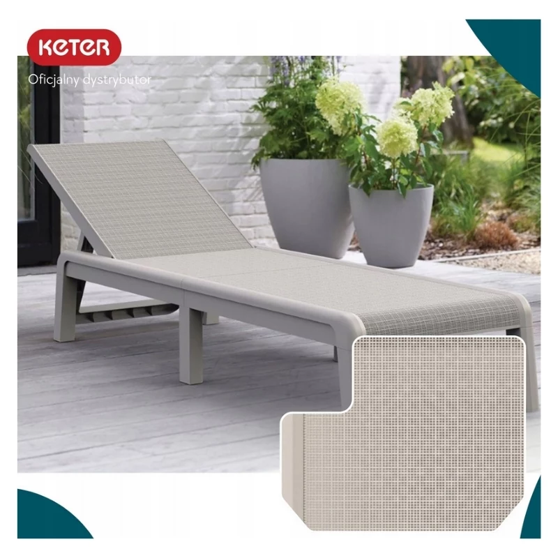 KETER Lettino prendisole Atlas beige chiaro