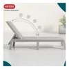 KETER Lettino prendisole Atlas beige chiaro