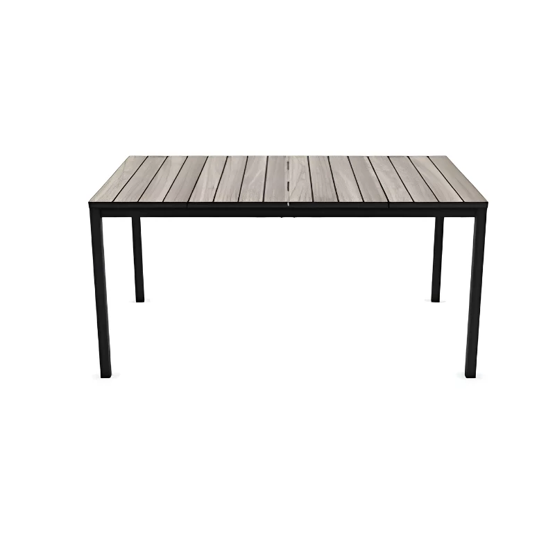 KETER Tavolo da giardino Deco Porto Nova 160 grigio/nero
