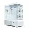 Case per PC Zalman CHRONIX V2 White ATX Mid Tower con 3 ventole ARGB da 120mm e pannello laterale in vetro temperato