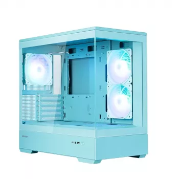 Zalman P30 V2, case PC mATX mini-tower, 3 ventole ARGB 120mm, menta