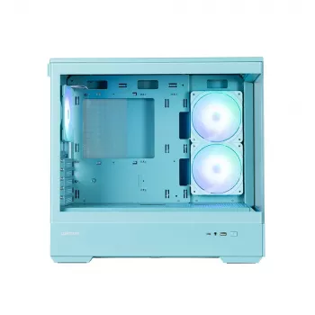 Zalman P30 V2, case PC mATX mini-tower, 3 ventole ARGB 120mm, menta