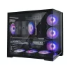 Zalman D40, case PC ATX mid tower, 7 ventole ARGB 120mm, nero