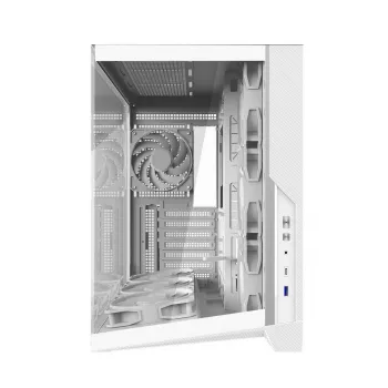 Case Zalman D40 White ATX Mid-Tower con 7 ventole ARGB e vetro temperato