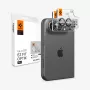 Spigen Glas.Tr Camera EZ FIT Optik Pro protezione obiettivo per Apple iPhone Fold, bianco, 2 pezzi