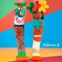 MADMIA calze bambina al ginocchio Vaiana Moana 2 fiori 3D Maui Disney / Md026
