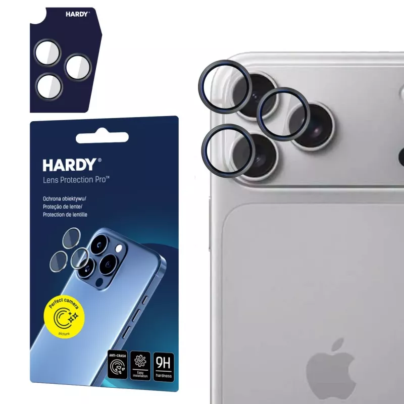 3MK PROTECTION Apple iPhone 18 Pro / 18 Pro Max – HARDY Lens Protection Pro nero