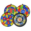 LEAN TOYS set da gioco freccette 36 cm bersaglio con palline velcro
